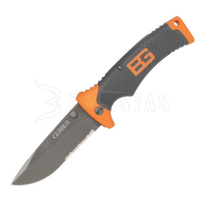 Kés Gerber Bear Grylls Folding Sheath Knife, kombinált él
