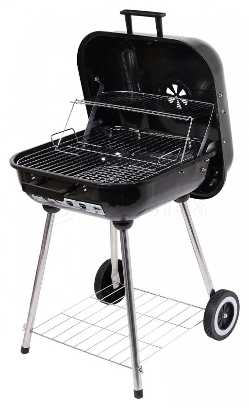 Trapani téglalap alakú faszenes grill, 46 cm