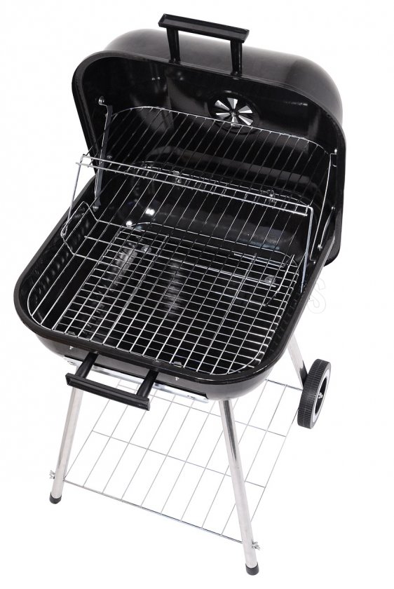 Trapani téglalap alakú faszenes grill, 46 cm