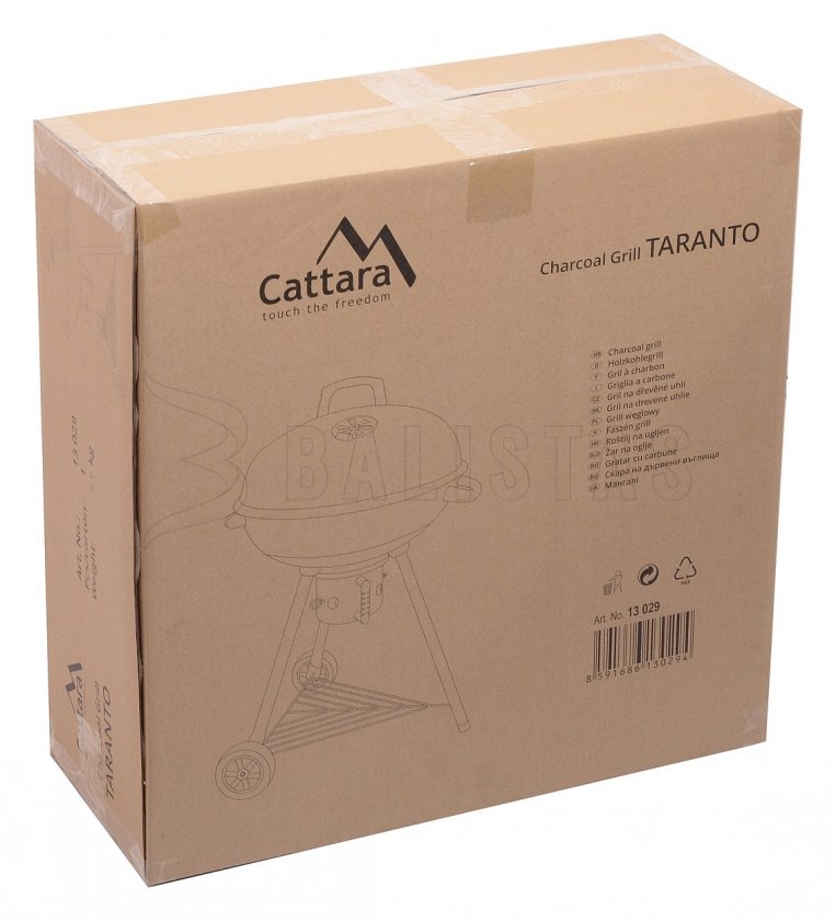 Taranto faszenes gömbgrill 55 cm