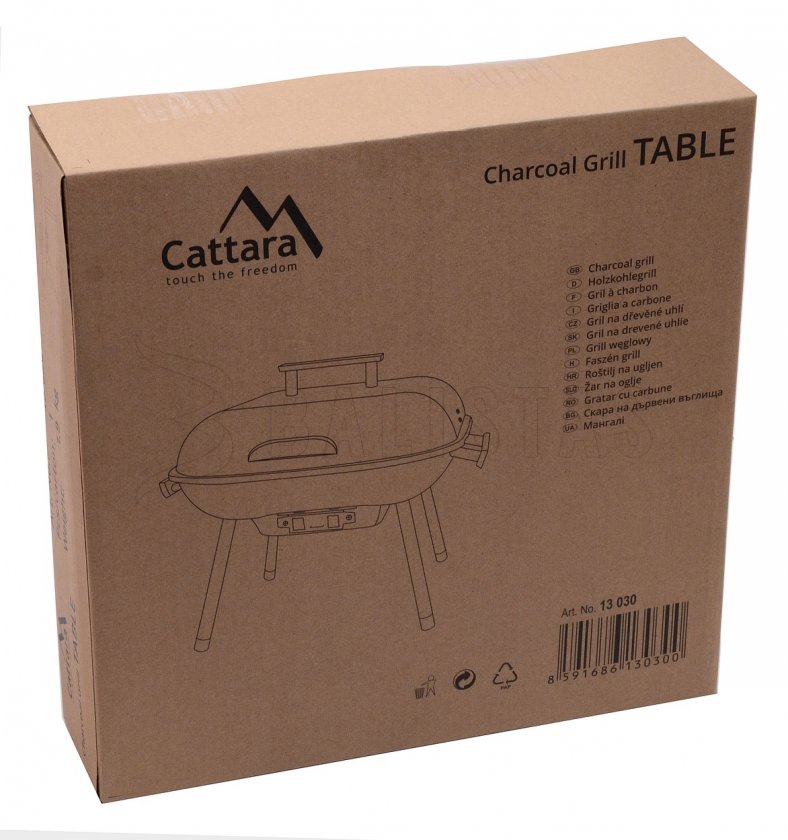 Faszénes grill Table 37 cm