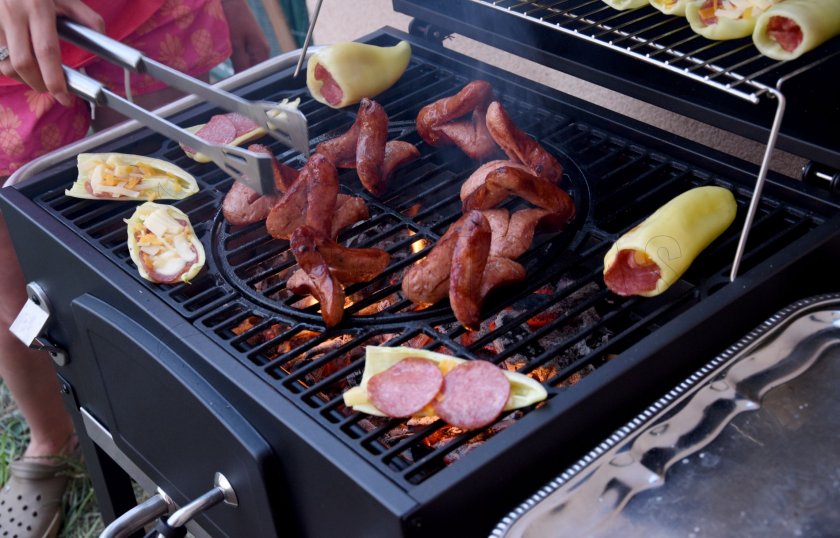 Royal faszenes grill, öntöttvas rács