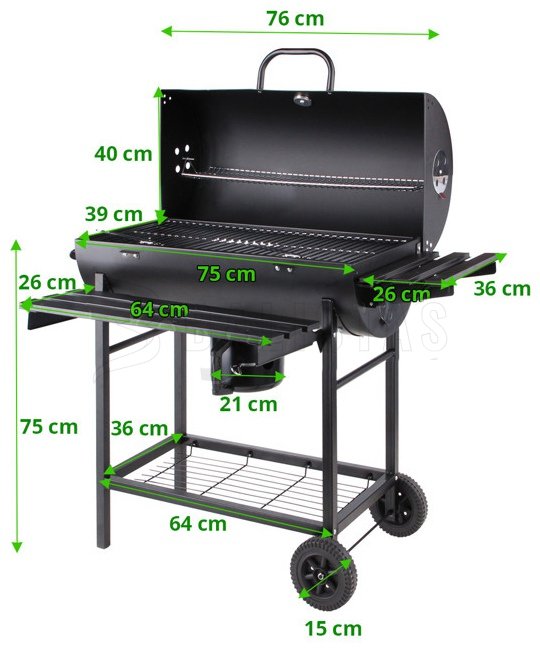 Grill Barrel faszéngrill (99512)