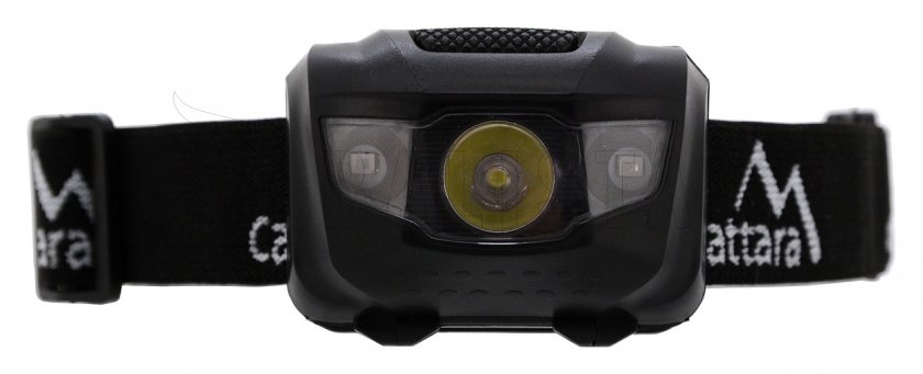 LED fejlámpa 80 lm fekete