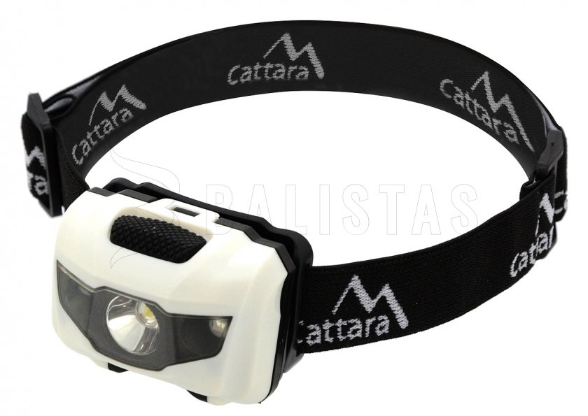 LED fejlámpa 80 lm fekete-fehér