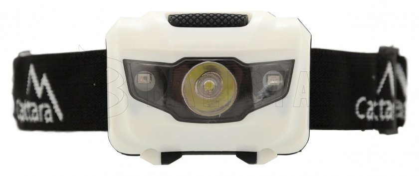 LED fejlámpa 80 lm fekete-fehér