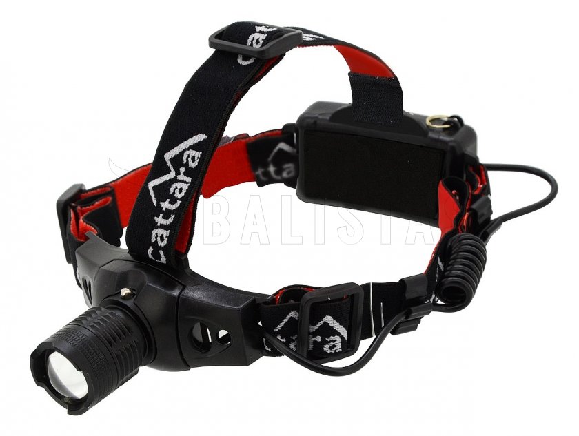 LED fejlámpa 180 lm zoom