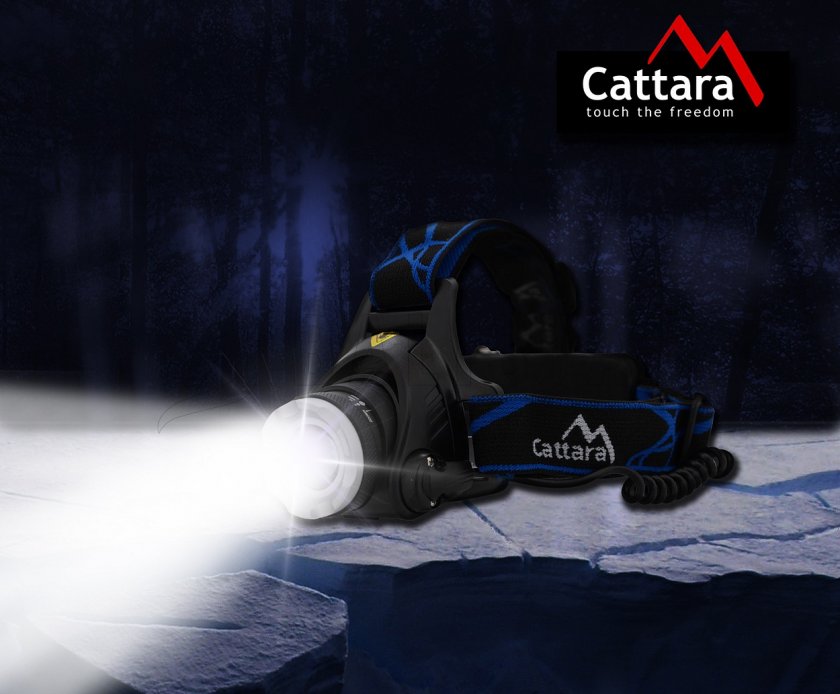 LED fejlámpa 570 lm zoom