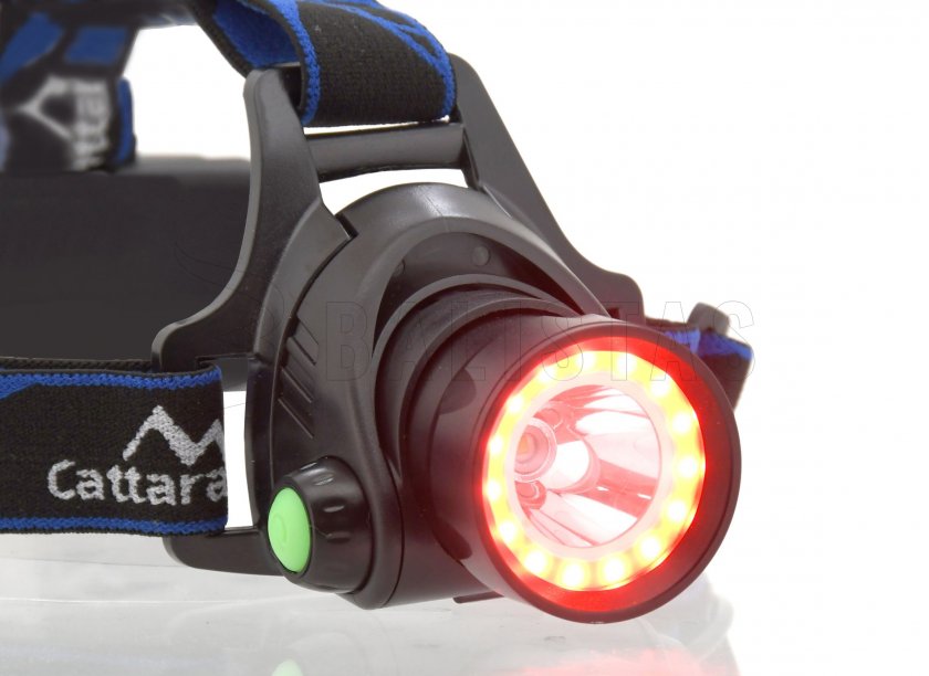 LED fejlámpa 400 lm (1x XM-L+15x SMD)