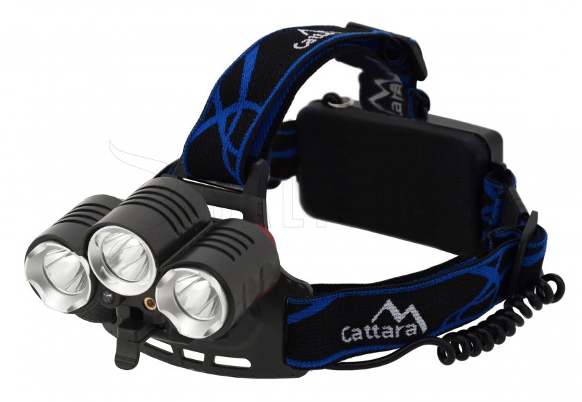Fejlámpa LED 400lm (1x XM-L+2x XP-E)