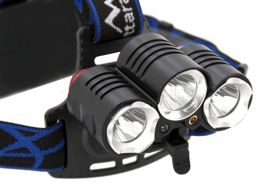 Fejlámpa LED 400lm (1x XM-L+2x XP-E)