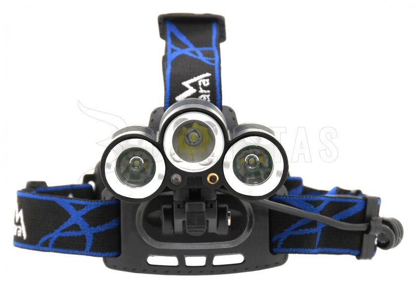 Fejlámpa LED 400lm (1x XM-L+2x XP-E)