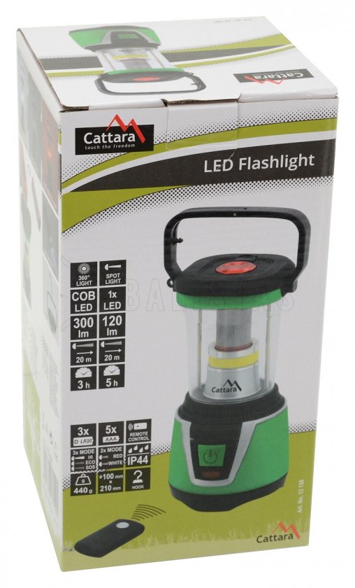 LED lámpa 300 lm Camping Remote Control