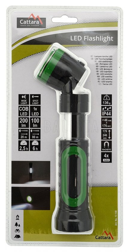 LED lámpa 100/200 lm Camping kihúzható