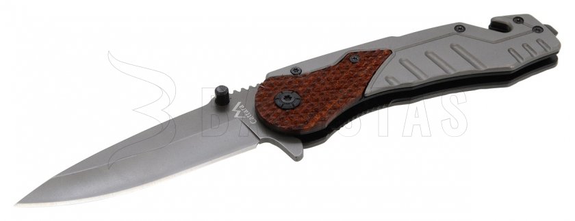 Zsebkés Wood biztonsági zárral 21 cm