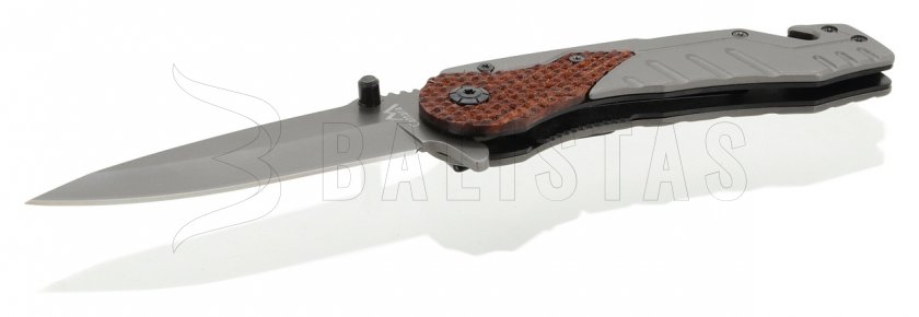 Zsebkés Wood biztonsági zárral 21 cm