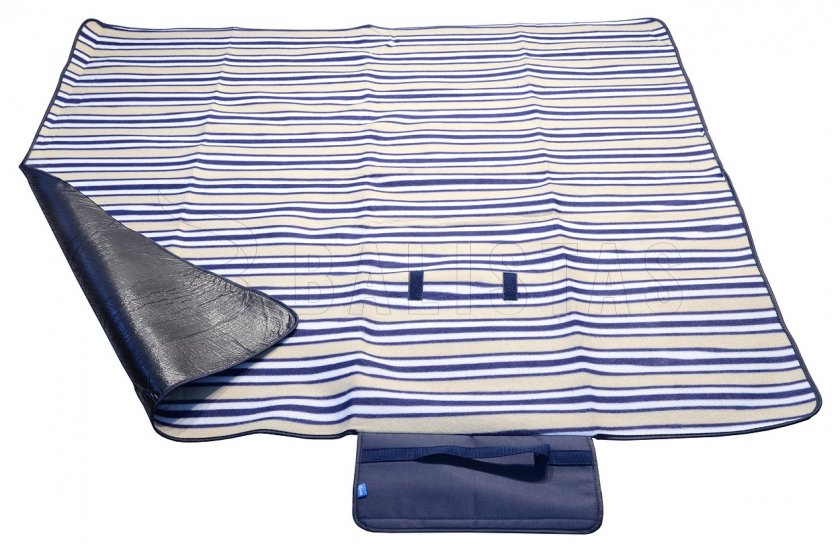 Piknik pléd Fleece 150x135 cm kék