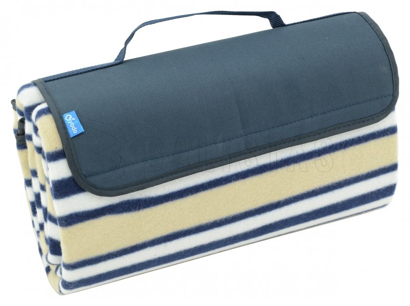 Piknik pléd Fleece 150x135 cm kék