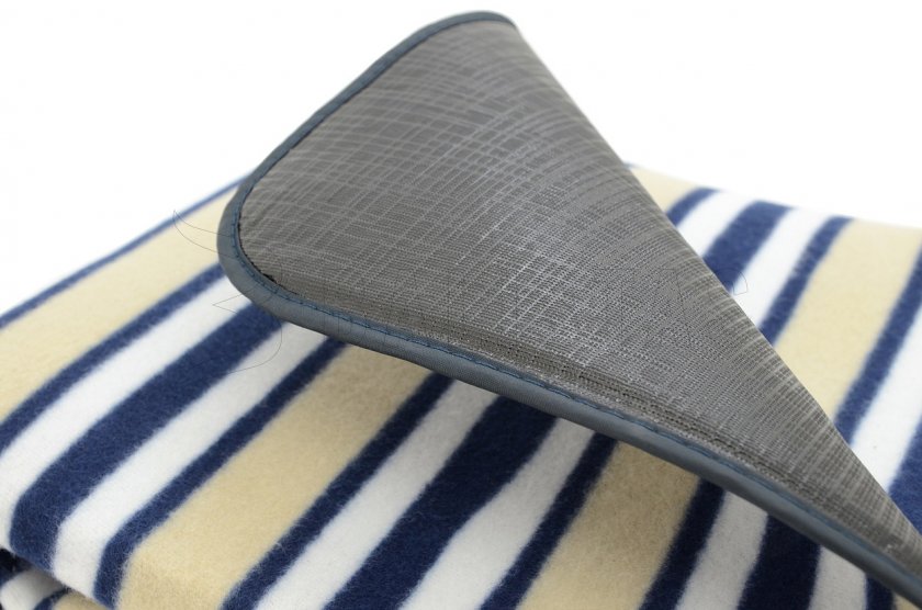 Piknik pléd Fleece 150x135 cm kék