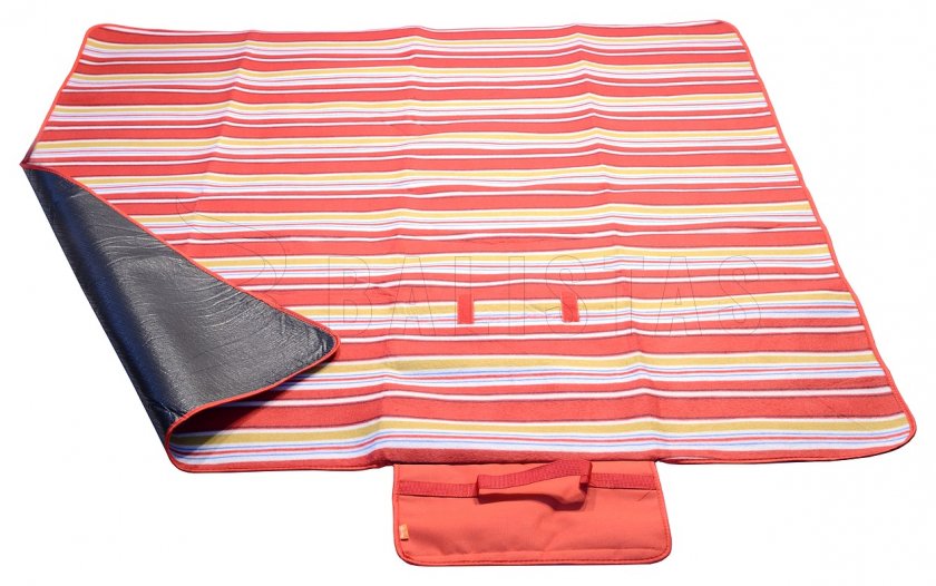 Piknik takaró Fleece 150x135 cm piros