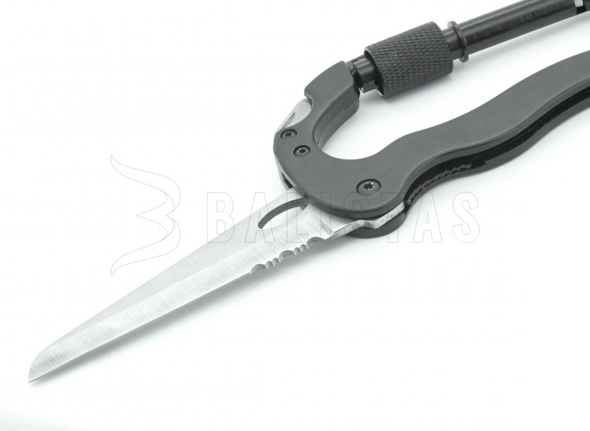 Multifunkciós, teljesen fém karabiner 5in1
