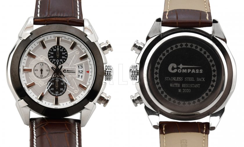 Chrono White Compass karóra