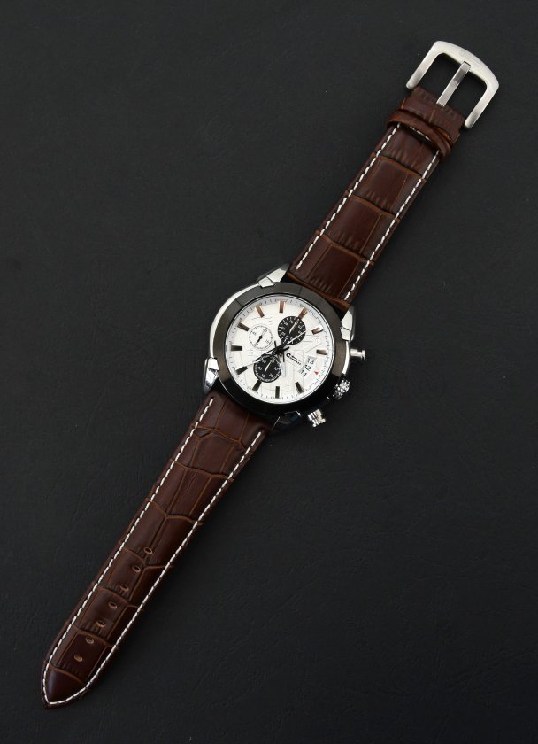 Chrono White Compass karóra
