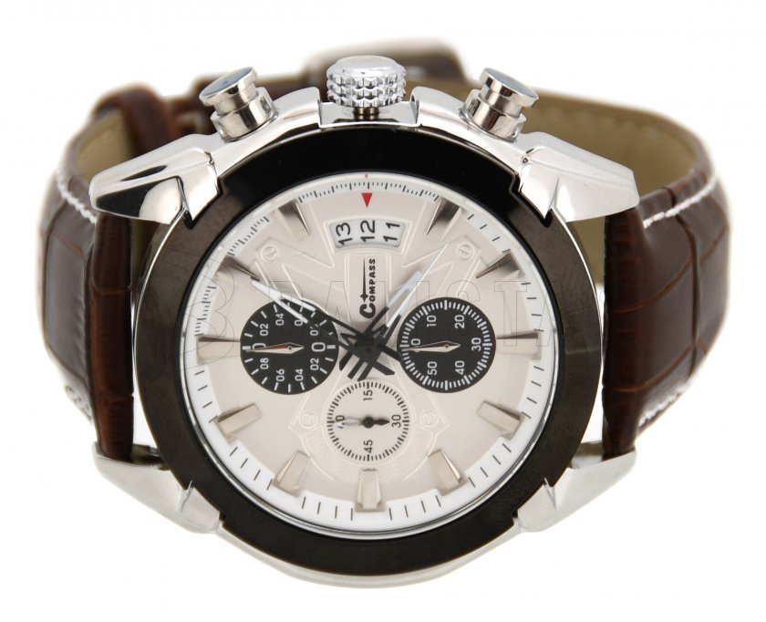 Chrono White Compass karóra
