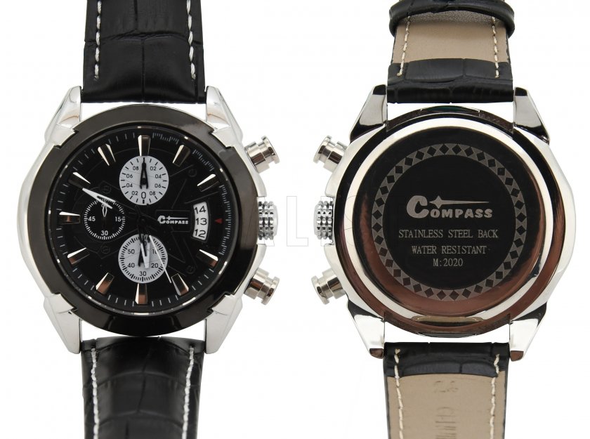 Chrono Black Compass karóra