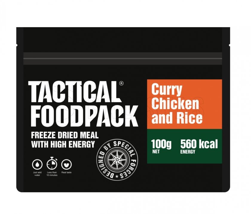 Dehidratált étel - curry-s csirke rizzsel Tactical Foodpack