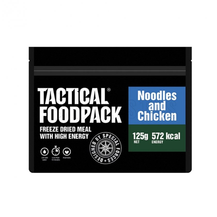 Dehidratált étel – tészta csirkehússal Tactical Foodpack