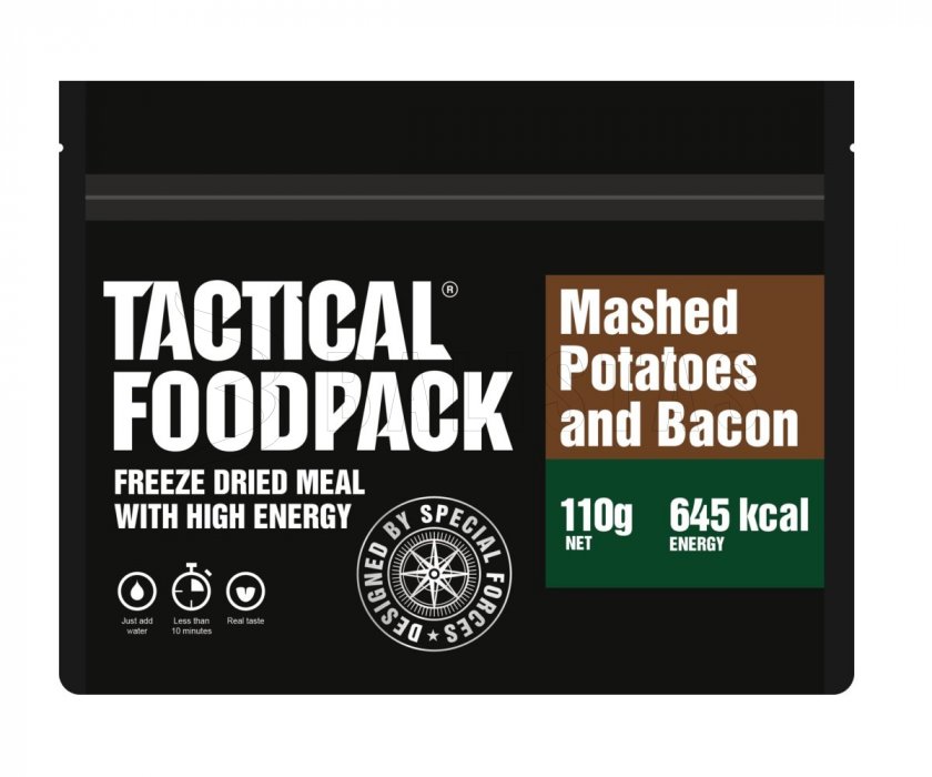 Dehidratált étel – tört burgonya szalonnával Tactical Foodpack
