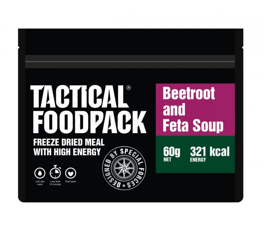 Dehidratált étel - feta leves céklával Tactical Foodpack