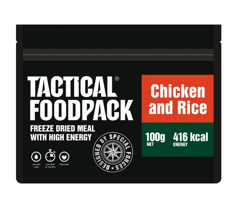 Dehidratált étel – rizs csirkehússal Tactical Foodpack