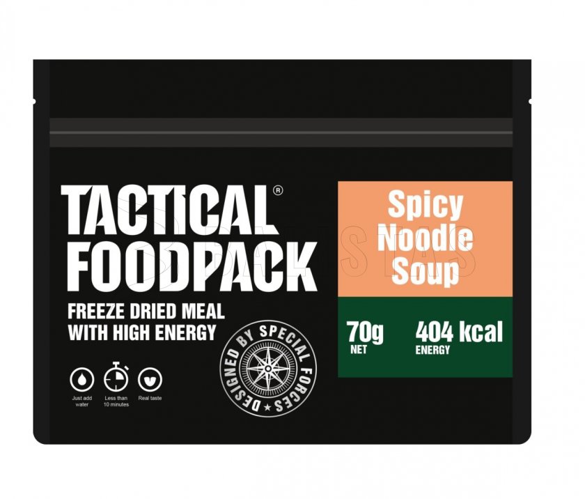 Dehidratált étel - csípős tésztaleves Tactical Foodpack