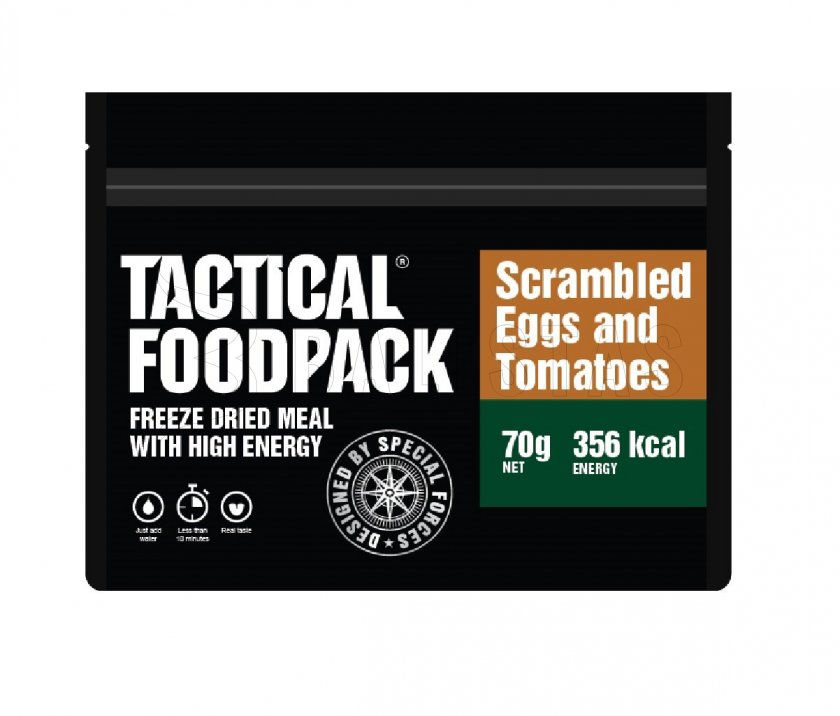 Dehidratált étel – rántotta paradicsommal Tactical Foodpack