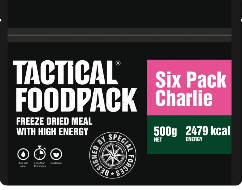 6x MRE dehidratált étel szett - Tactical Six Pack Charlie Tactical Foodpack