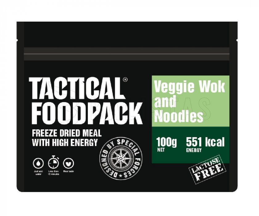 Dehidratált étel – zöldség tésztával Tactical Foodpack