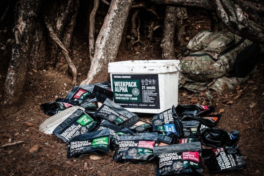Szett 21x Survival MRE dehidratált étel - Weekpack Alpha Tactical Foodpack