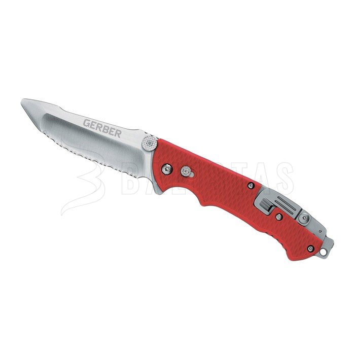 Gerber Hinderer Rescue mentő kés fogazott éllel