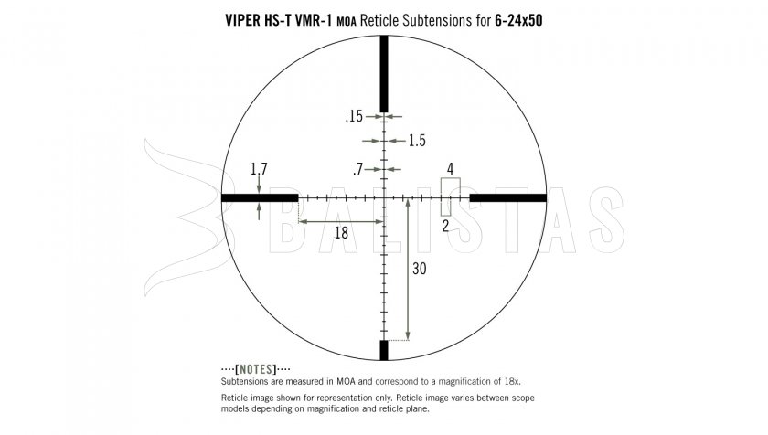 Távcső Vortex Viper HST 6-24x50 AO VMR-1
