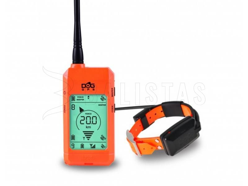 GPS nyomkövető Dogtrace DOG GPS X22 2 kutyához – narancssárga