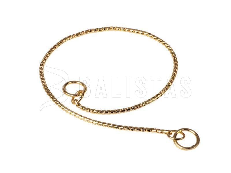 DeLuxe arany lánc nyakörv, 25 cm