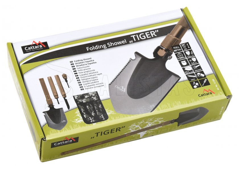 Multifunkciós összecsukható ásó Cattara TIGER 77cm