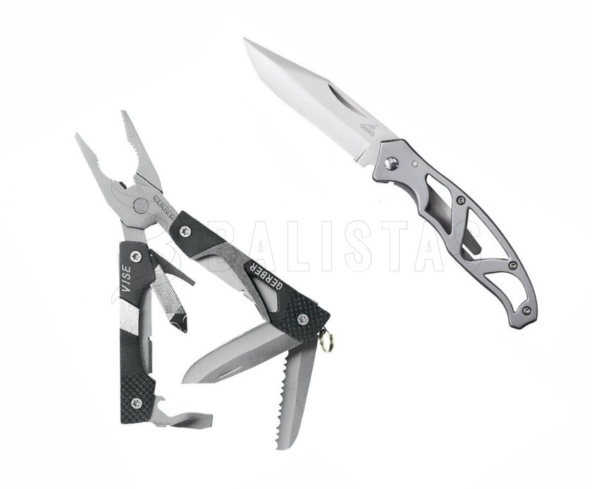 Gerber Vise fogókészlet és Gerber Mini-Paraframe kés