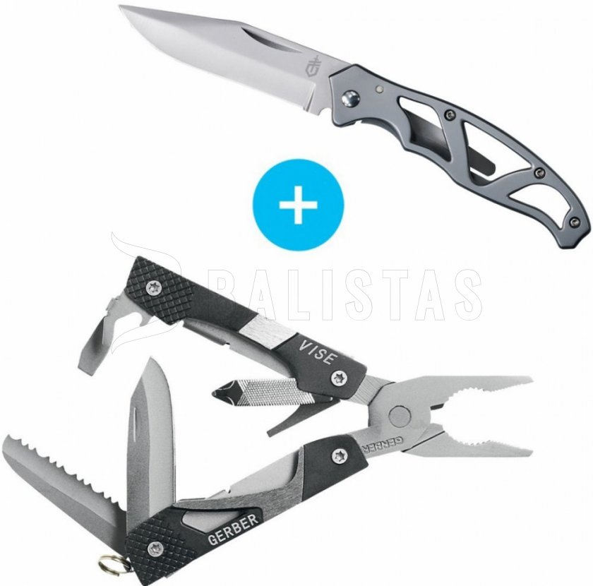 Gerber Vise fogókészlet és Gerber Mini-Paraframe kés