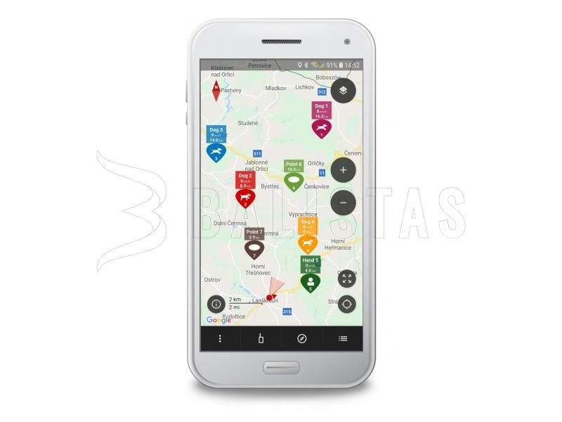 GPS nyomkövető Dogtrace DOG GPS X30T