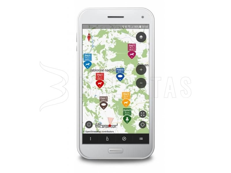 Nyakörv GPS helymeghatározóhoz Dogtrace DOG GPS X30T