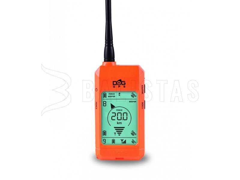 Vevőkészülék Dogtrace DOG GPS X20 GPS nyomkövetőhöz, narancssárga