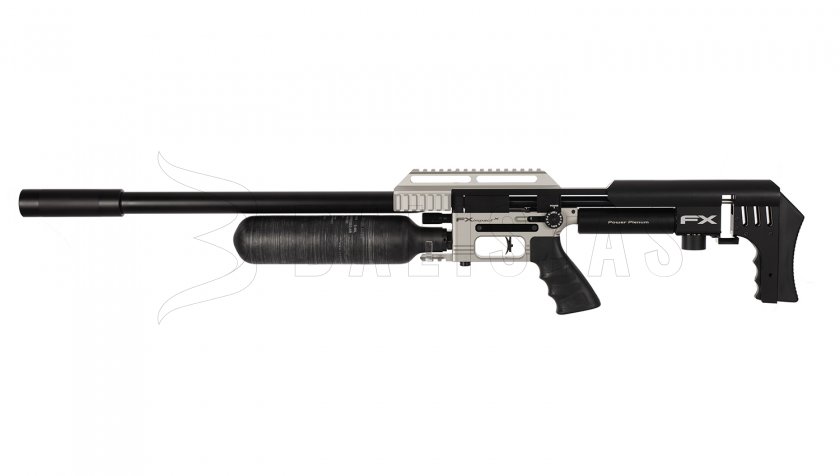 Légpuska FX Impact MKII Sniper Edition, Power Plenum, Silver 6,35mm